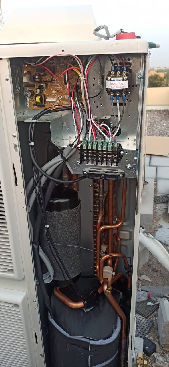 Compressor & Copper Piping